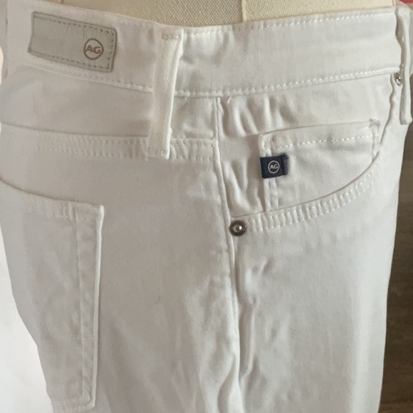 Ag Adriano Goldschmied The Stilt crop Cigarette crop white  size 27 - Picture 2 of 7